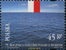 169059 MNH POLONIA 1995 75 ANIVERSARIO DEL MARIAGE DE LA POLONIA Y DE LA MAR BALTICA - Sin Clasificación