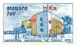 32380 MNH MONACO 1992 EXPO 92. EXPOSICION UNIVERSAL DE SEVILLA - Otros & Sin Clasificación