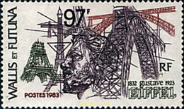 60082 MNH WALLIS Y FUTUNA 1983 150 ANIVERSARIO DE GUSTAVE EIFFEL - Gebraucht