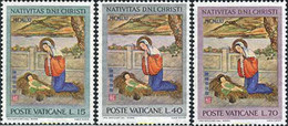 684257 HINGED VATICANO 1961 NAVIDAD - Oblitérés