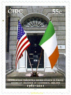 259300 MNH IRLANDA 2011 CENTENARIO DE LA CAMARA DE COMERCIO AMERICANA EN IRLANDA - Collections, Lots & Series