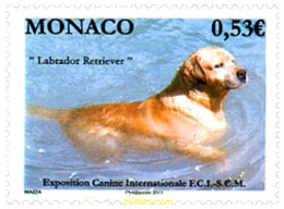 261623 MNH MONACO 2011 EXPOSICION CANINA EN MONTECARLO - Otros & Sin Clasificación