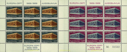 8889 MNH YUGOSLAVIA 1969 EUROPA CEPT. 10 ANIVERSARIO DE LA CEPT - Verzamelingen & Reeksen