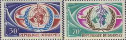 600159 MNH DAHOMEY 1968 ORGANIZACION MUNDIAL DE LA SALUD - Autres & Non Classés