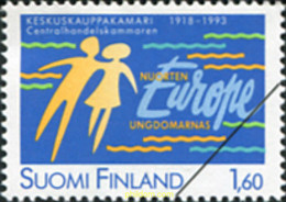 682043 MNH FINLANDIA 1993 75 ANIVERSARIO DE LA CAMARA DE COMERCIO CENTRAL - Oblitérés