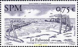 172910 MNH SAN PEDRO Y MIQUELON 2004 NAUFRAGIO DE FULWOOD - Usati