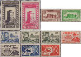 600683 MNH FEZZAN 1949 TERRITORIO MILITAR - Gebruikt