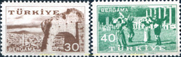 171663 MNH TURQUIA 1957 20 ANIVERSARIO DE LA FIESTA AGRICOLA DE BERGAMO - ...-1858 Prefilatelia