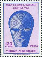 172649 MNH TURQUIA 1970 JORNADA INTERNACIONAL DE ENSEÑANZA - Collezioni & Lotti