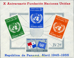 350118 MNH PANAMA 1958 X ANIVERSARIO FUNDACION NACIONES UNIDAS - Panama