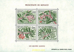 96962 MNH MONACO 1986 LAS CUATRO ESTACIONES DEL MADROÑO - Autres & Non Classés