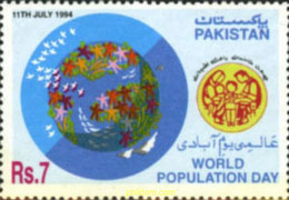 190644 MNH PAKISTAN 1994 DIA MUNDIAL DE LA POBLACION - Pakistan