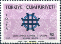 172513 MNH TURQUIA 1967 5 EXPOSICION INTERNACIONAL DE CERAMICA DE ESTAMBUL - Collezioni & Lotti