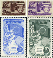 299622 HINGED TURQUIA 1954 5 ANIVERSARIO DEL CONSEJO DE EUROPA - ...-1858 Vorphilatelie