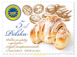 659823 MNH POLONIA 2017 GASTRONOMIA - CROISSANT - Unclassified