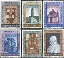 684256 HINGED VATICANO 1961 80 ANIVERSARIO DE JUAN XXIII - Gebruikt