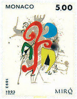 34838 MNH MONACO 1993 CENTENARIO DEL NACIMIENTO DE JOAN MIRO - Otros & Sin Clasificación