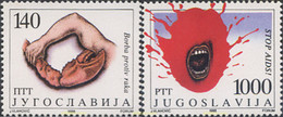 276638 MNH YUGOSLAVIA 1988 PARAD EL SIDA - Collezioni & Lotti