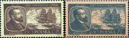 166322 MNH POLONIA 1957 CENTENARIO DEL NACIMIENTO DE JOSEF KORZENIOWSKI-CONRAD - Zonder Classificatie