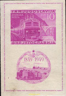 669949 MNH YUGOSLAVIA 1949 CENTENARIO DEL FERROCARRIL YUGOSLAVO - Collezioni & Lotti