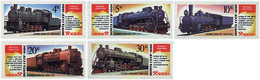 57668 MNH UNION SOVIETICA 1986 LOCOMOTORAS HISTORICAS - Collezioni