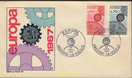 582176 MNH ANDORRA. Admón Francesa 1967 EUROPA CEPT. FRATERNIDAD Y COOPERACION - Collections