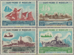 161277 MNH SAN PEDRO Y MIQUELON 1971 FLOTA DE PESCA DE ALTA MAR - Gebruikt