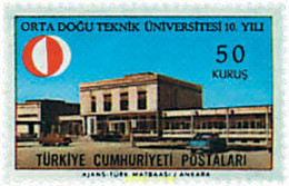 42526 MNH TURQUIA 1966 10 ANIVERSARIO DE LA UNIVERSIDAD TECNICA DE ORIENTE MEDIO - Collezioni & Lotti