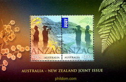 343110 MNH AUSTRALIA 2015 ANZAC EN NUEVA ZELANDA - Used Stamps