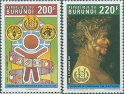 297936 MNH BURUNDI 1992 CONFERENCIA INTERNACIONAL SOBRE LA NUTRICION - Unused Stamps