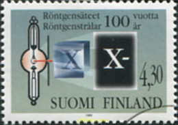 682031 MNH FINLANDIA 1995 CENTENARIO DEL DESCUBRIMIENTO DE LOS RAYOS X - Oblitérés