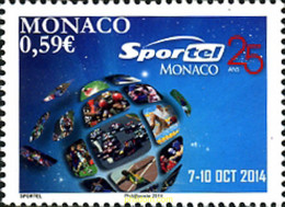 326178 MNH MONACO 2014 SPORTEL - Autres & Non Classés