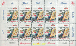 104259 MNH MONACO 2003 50 ANIVERSARIO DEL YATCH-CLUB DE MONACO - Andere & Zonder Classificatie