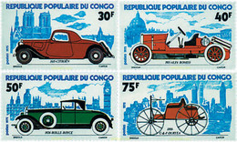 46222 MNH CONGO 1975 COCHES ANTIGUOS - FDC