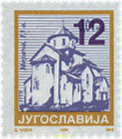 114088 MNH YUGOSLAVIA 2002 IGLESIA - Oblitérés