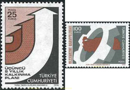 172856 MNH TURQUIA 1974 DESARROLLO - Colecciones & Series