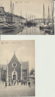 CARTES POSTALES      BELGIQUE   LOUVAIN          LES BASSINS + SANCTUAIRE ST. JOSEPH     2 Pièces. - Leuven