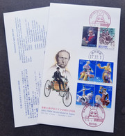 Japan Deutschland 2005 2006 Car Germany Horse Music Beethoven (FDC) - Briefe U. Dokumente