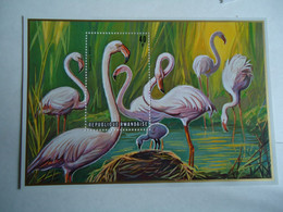 RWANDA  MNH  STAMPS SHEET   BIRD BIRDS   FLAMINGO - Flamingo's