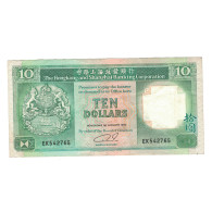 Billet, Hong Kong, 10 Dollars, 1990, 1990-01-01, KM:191c, TTB - Hongkong