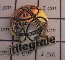 912D Pins Pin's / Rare & Belle Qualité / BOULE DE PETANQUE INTEGRALE SR90 - Pétanque