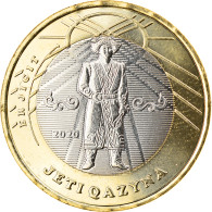 Monnaie, Kazakhstan, ER JJIGIT, 100 Tenge, 2020, SPL, Bi-Metallic - Kazajstán