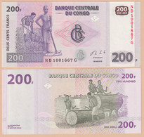 Congo Deocratic Republic 200 Francs 2013 P#99b - Democratic Republic Of The Congo & Zaire