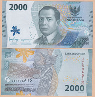 Indonesia 2000 Rupiah 2022 P#W163 - Indonésie