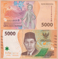 Indonesia 5000 Rupiah 2022 P#W164 - Indonésie