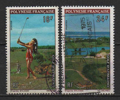 Polynésie - 1974 -  Golf D' Atimaono   - N° 94/95  - Oblit - Used - Oblitérés
