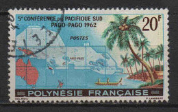 Polynésie - 1962  - Conférence Du Pacifique Sud -  N° 39  - Oblit - Used - Oblitérés