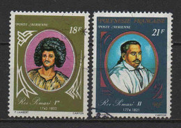 Polynésie - 1976  - Anciens Souverains   -  PA 106/107   - Oblit - Used - Oblitérés