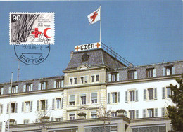 CM Suisse 1986  Secourisme Croix-Rouge Red Cross Croix Et Croissant - Secourisme
