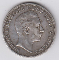 ALLEMAGNE - PRUSSE -  5 Mark 1902 - 2, 3 & 5 Mark Silver